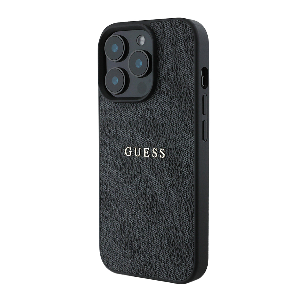 Apple iPhone 14 Pro Max Uyumlu Kılıf Guess Orjinal Lisanslı Magsafe Şarj Özellikli 4G Desen Yazı Logolu Kapak - 15