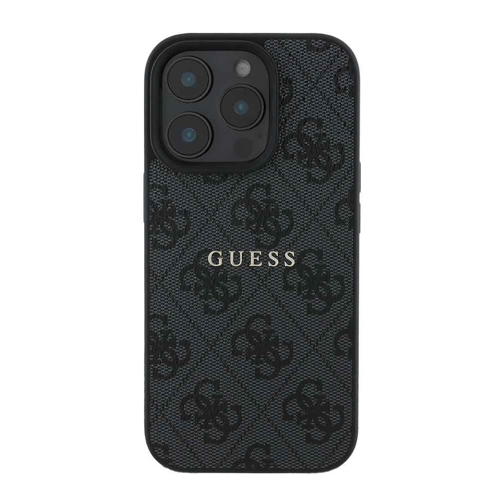 Apple iPhone 14 Pro Max Uyumlu Kılıf Guess Orjinal Lisanslı Magsafe Şarj Özellikli 4G Desen Yazı Logolu Kapak - 16