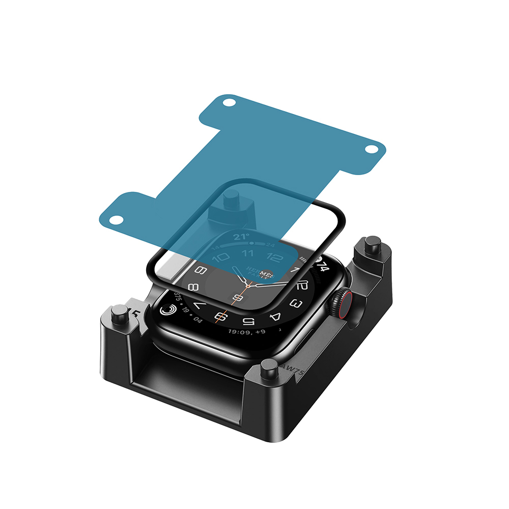 Apple Watch 10 42mm Wiwu JD-107 Easy Install Serisi HD Ekran Koruyucu Film + Kolay Uygulama Aparatı - 1