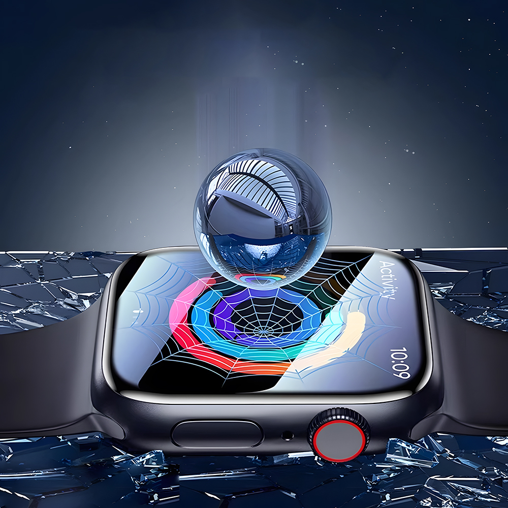 Apple Watch 10 42mm Wiwu JD-107 Easy Install Serisi HD Ekran Koruyucu Film + Kolay Uygulama Aparatı - 3