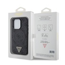 Apple iPhone 15 Pro Uyumlu Kılıf Guess Orjinal Lisanslı Magsafe Şarj Özellikli PU Üçgen Logo 4G Desenli Kapak - 14