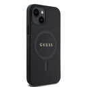 Apple iPhone 12 Uyumlu Kılıf Guess Orjinal Lisanslı Magsafe Şarj Özellikli Yazı Logolu Saffiano Classic Kapak - 2