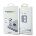 Apple iPhone 16 Plus Uyumlu Guess Orjinal Lisanslı Metal Kamera Lens Koruyucu - 4