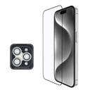 Apple iPhone 16 Pro Uyumlu Guess Orjinal Lisanslı 3'lü Aksesuar Seti IML Baskılı Simli Glitter Kılıf + Ekran Koruyucu + Lens Koruyucu - 5