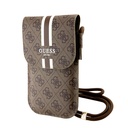 Guess Orjinal Lisanslı 4G Desenli Üçgen Logolu Askılı Mıknatıs Kapaklı Çanta - 4