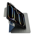 Apple iPad Pro 11 2024 Uyumlu Raptic Spin Detachable Folio PU Ayrılabilir Kalem Bölmeli Standlı Kılıf - 12