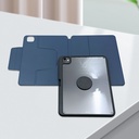 Apple iPad Pro 11 2024 Uyumlu Raptic Spin Detachable Folio PU Ayrılabilir Kalem Bölmeli Standlı Kılıf - 23