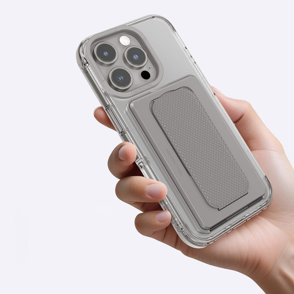 Apple iPhone 16 Pro Uyumlu Kılıf Magsafe Şarj Özellikli Standlı Kartlıklı Set Amazingthing Omni Adventure Serisi Kapak - 7