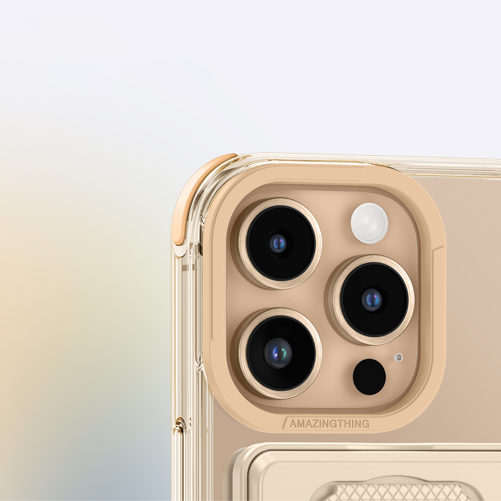 Apple iPhone 16 Pro Uyumlu Kılıf Magsafe Şarj Özellikli Standlı Kartlıklı Set Amazingthing Omni Adventure Serisi Kapak - 25