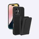 Apple iPhone 16 Plus Uyumlu Kılıf Magsafe Şarj Özellikli Standlı Kartlıklı Set Amazinghing Glamour Luxe Serisi Kapak - 5