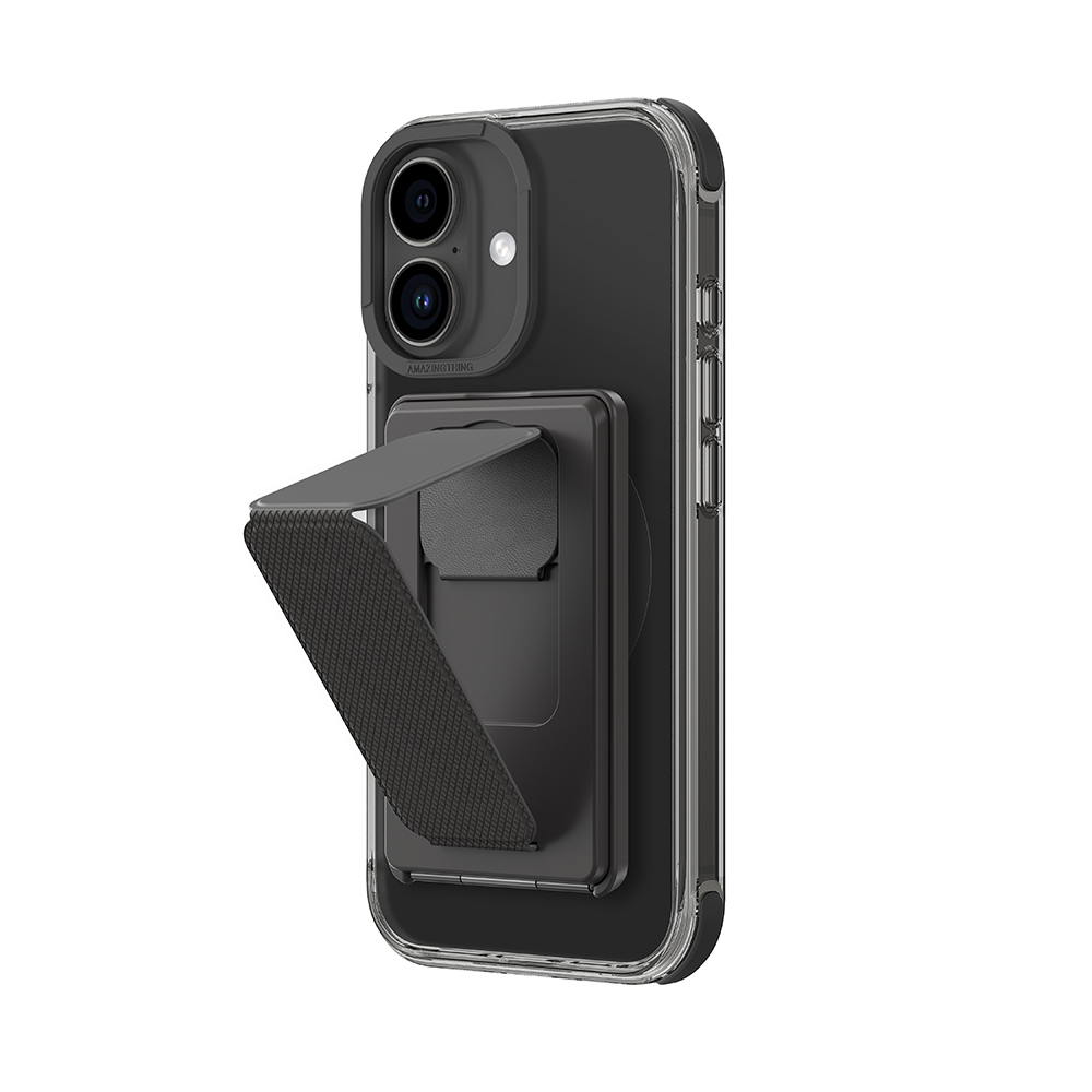 Apple iPhone 16 Uyumlu Kılıf Magsafe Şarj Özellikli Standlı Kartlıklı Set Amazingthing Omni Adventure Serisi Kapak - 2