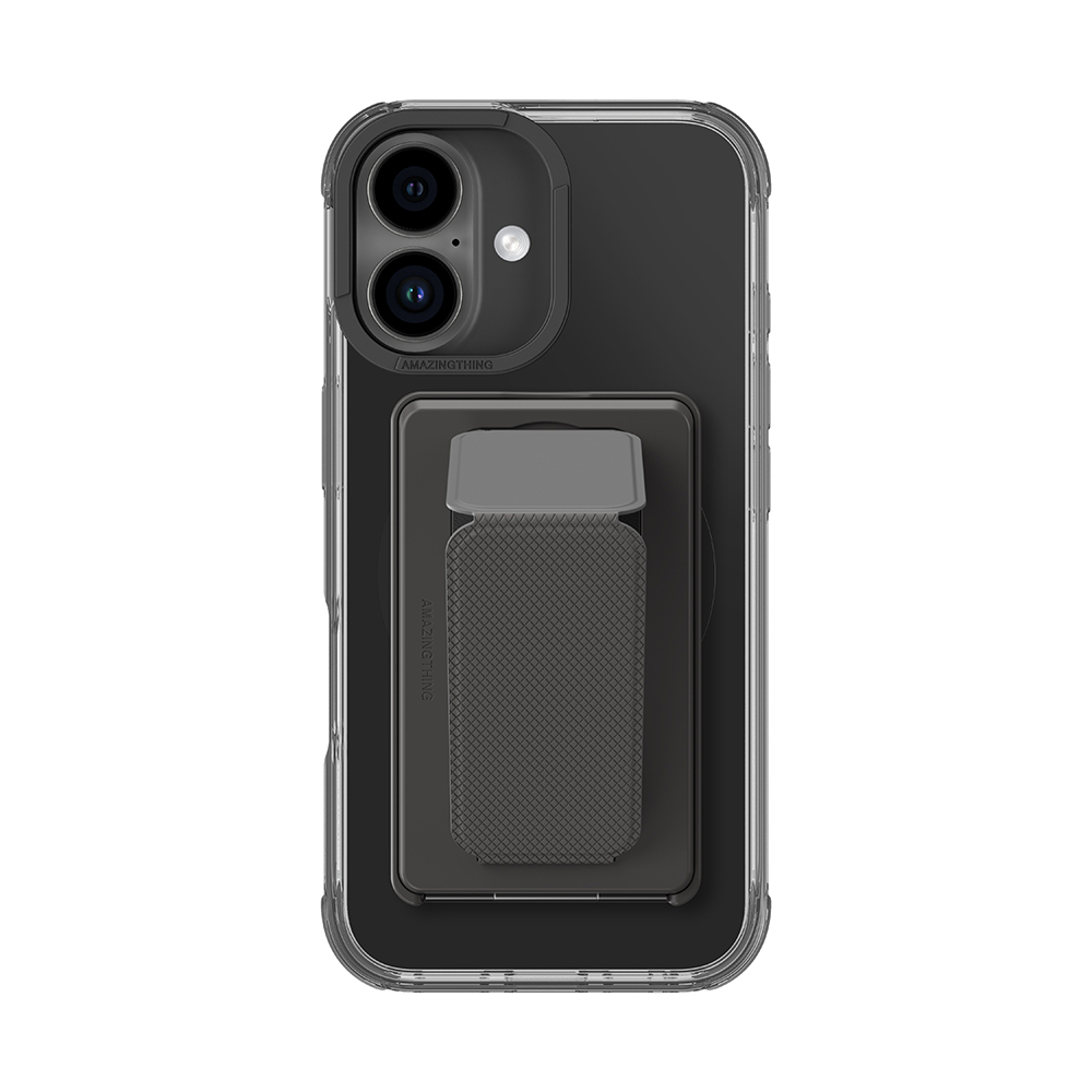 Apple iPhone 16 Uyumlu Kılıf Magsafe Şarj Özellikli Standlı Kartlıklı Set Amazingthing Omni Adventure Serisi Kapak - 3