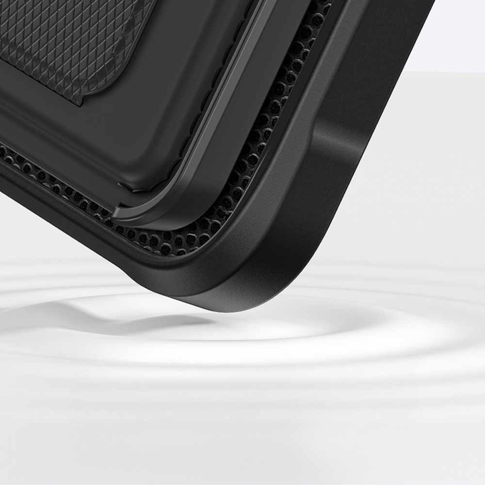 Apple iPhone 16 Pro Uyumlu Kılıf Magsafe Şarj Özellikli Standlı Kartlıklı Set Amazingthing Glamour Luxe Serisi Kapak - 7