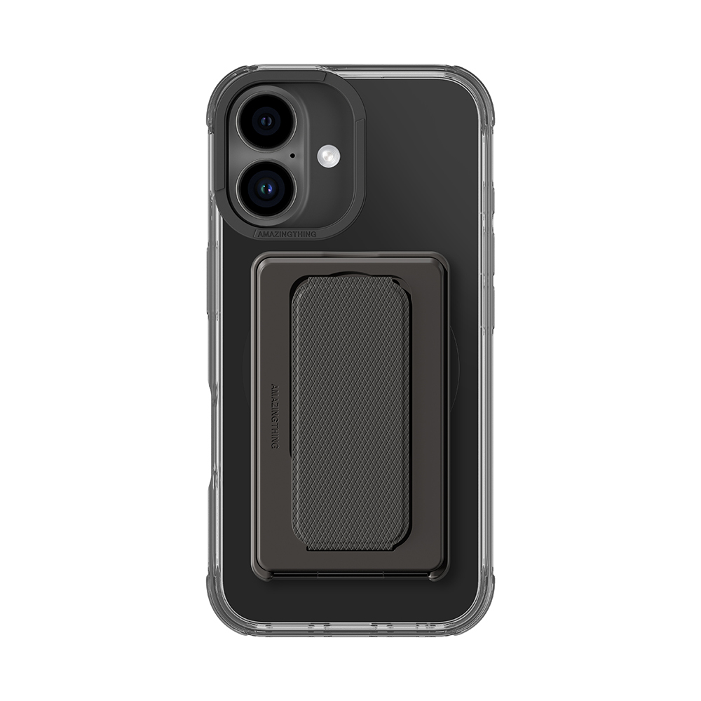 Apple iPhone 16 Plus Uyumlu Kılıf Magsafe Şarj Özellikli Standlı Kartlıklı Set Amazingthing Omni Adventure Serisi Kapak - 1