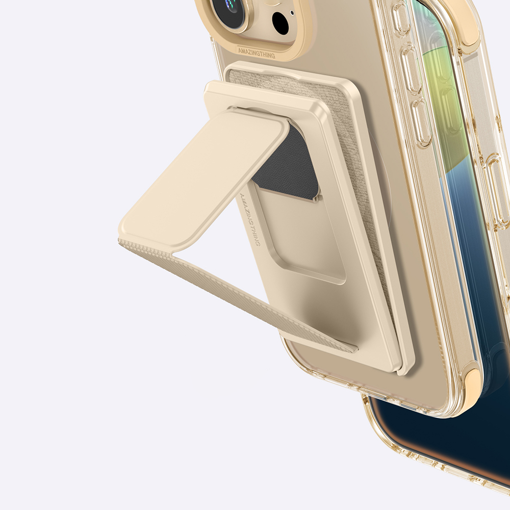 Apple iPhone 16 Pro Max Uyumlu Kılıf Magsafe Şarj Özellikli Standlı Kartlıklı Set Amazingthing Omni Adventure Serisi Kapak - 9