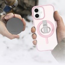 Apple iPhone 16 Uyumlu Kılıf Magsafe Şarj Özellikli Yüzük Standlı Amazingthing Titan Pro Serisi Kapak - 20