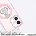 Apple iPhone 16 Uyumlu Kılıf Magsafe Şarj Özellikli Yüzük Standlı Amazingthing Titan Pro Serisi Kapak - 21