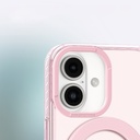 Apple iPhone 16 Uyumlu Kılıf Magsafe Şarj Özellikli Yüzük Standlı Amazingthing Titan Pro Serisi Kapak - 24