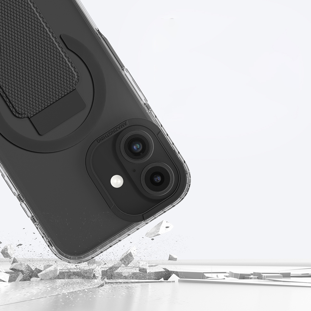 Apple iPhone 16 Uyumlu Kılıf Magsafe Şarj Özellikli Standlı Amazingthing Titan Pro Plus Kapak - 9