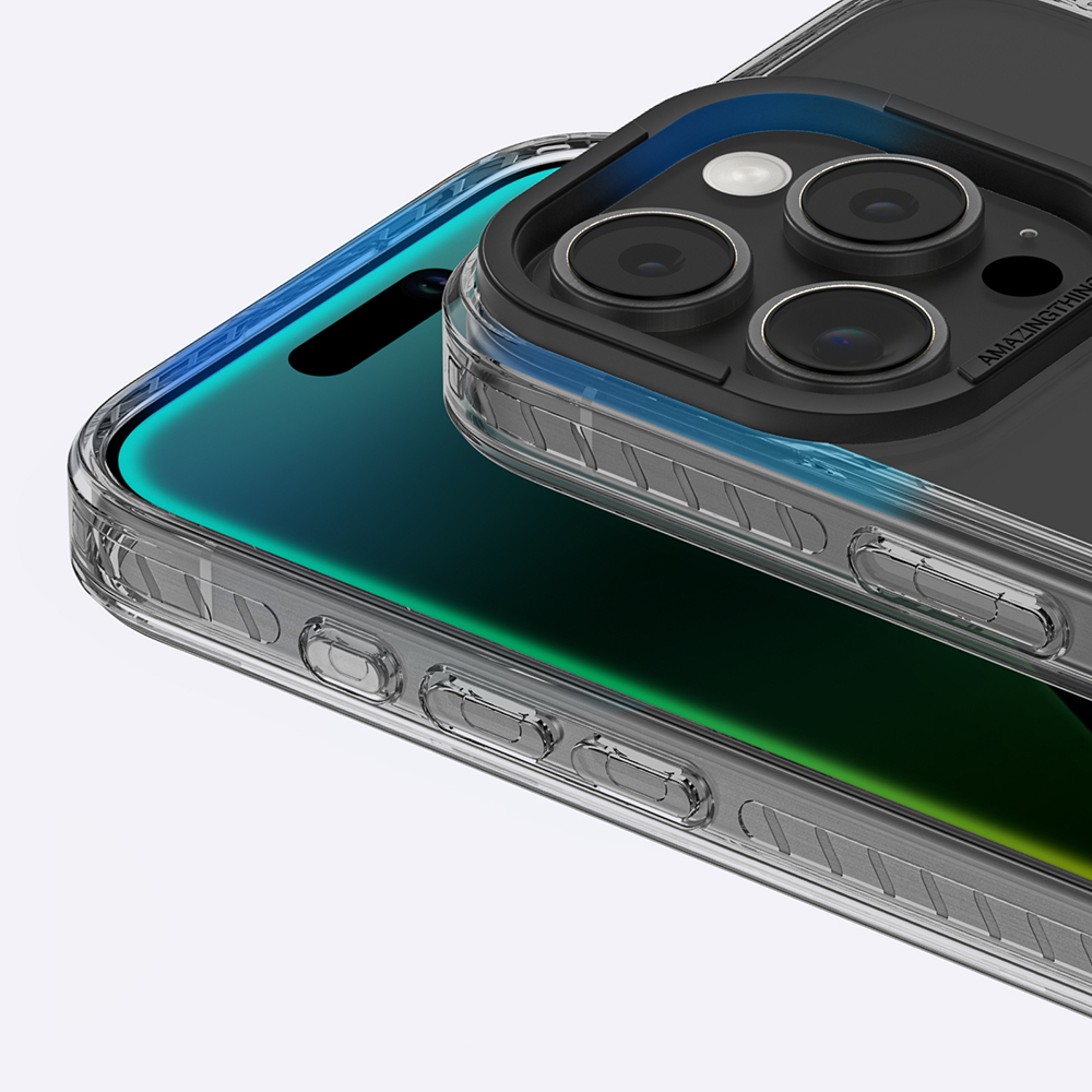 Apple iPhone 16 Pro Max Uyumlu Kılıf Magsafe Şarj Özellikli Yüzük Standlı Amazingthing Titan Pro Serisi Kapak - 30