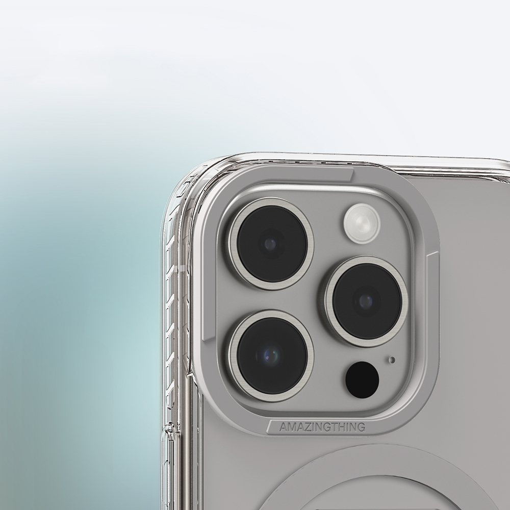 Apple iPhone 16 Pro Max Uyumlu Kılıf Magsafe Şarj Özellikli Standlı Amazingthing Titan Pro Plus Kapak - 12