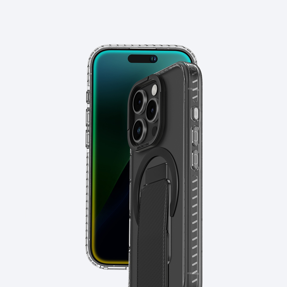 Apple iPhone 16 Pro Max Uyumlu Kılıf Magsafe Şarj Özellikli Standlı Amazingthing Titan Pro Plus Kapak - 24