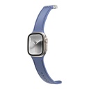 Apple Watch 7 45mm Uyumlu Amazingthing Titan Swift Deri Dokulu Silikon Kordon - 1