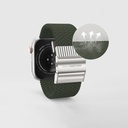 Apple Watch 7 41mm Uyumlu Amazingthing Titan Weave 2 Sport Örgü Kordon - 6