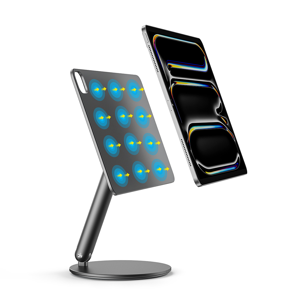 Apple iPad Pro 11 2024 Uyumlu Wiwu ZM-310 360 Derece Dönebilen Magnetik Başlıklı Tablet Standı - 7