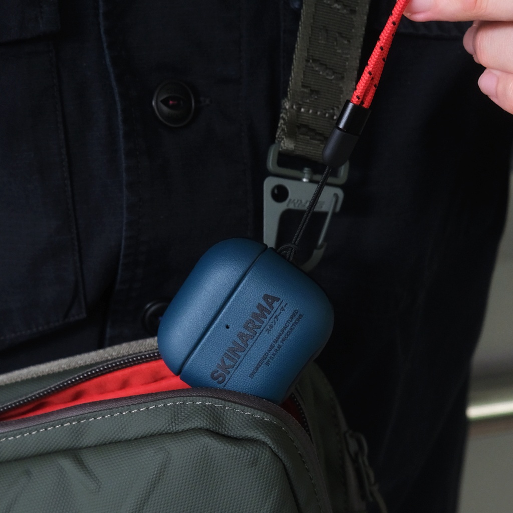 Apple Airpods 4 Uyumlu Kılıf SkinArma PU Deri Tasarım Spunk Kılıf - 5