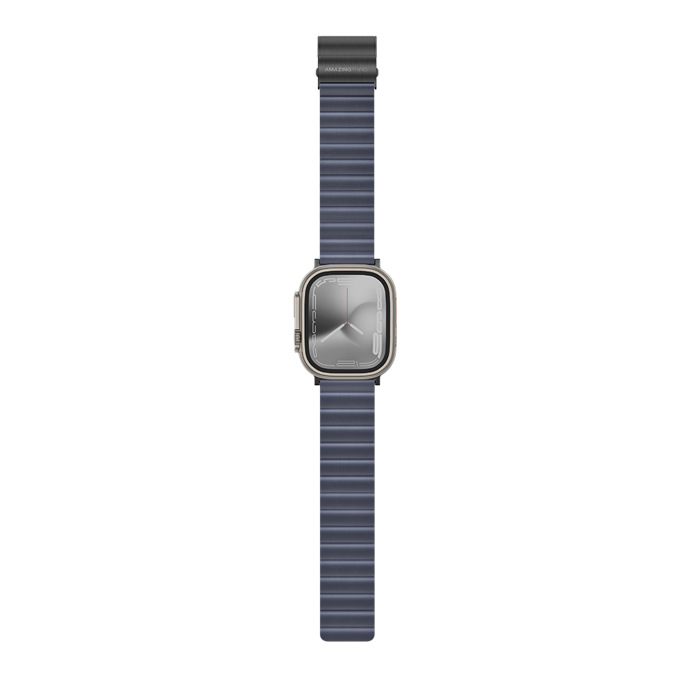 Apple Watch Serisi Uyumlu Amazing Thing Glamour Sense Deri Kordon - 7