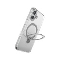 Apple iPhone 16 Plus Uyumlu Kılıf Magsafe Şarj Özellikli Raptic Air Stand Serisi Buzlu Transparan Tasarımlı Standlı Kapak - 1