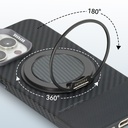 Raptic Defense Serisi Magnetik Özellikli 360 Derece Dönebilen Parmak Ring Stand - 6