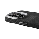 Apple iPhone 16 Pro Uyumlu Kılıf Magsafe Şarj Özellikli 600D Metal Kamera Çerçeveli Raptic Aramid Fiber Croxx Mondrian Serisi Kapak - 4