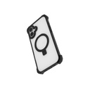 Apple iPhone 16 Uyumlu Kılıf Magsafe Şarj Özellikli Raptic Dual Serisi Şeffaf Standlı Kapak - 11