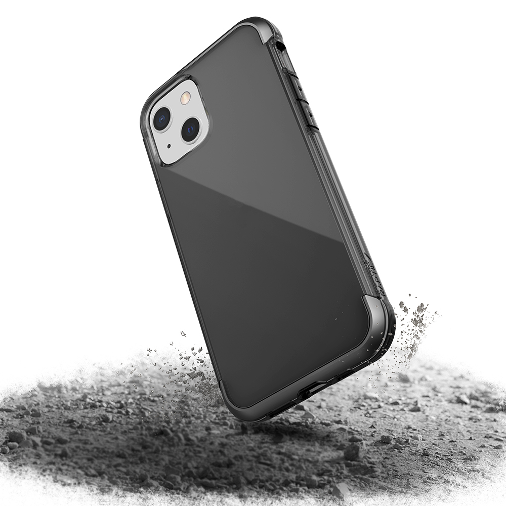 Apple iPhone 13 Uyumlu Kılıf Raptic Air Serisi Airbag Tasarımlı Metal Köşelikli Şeffaf Kapak - 3