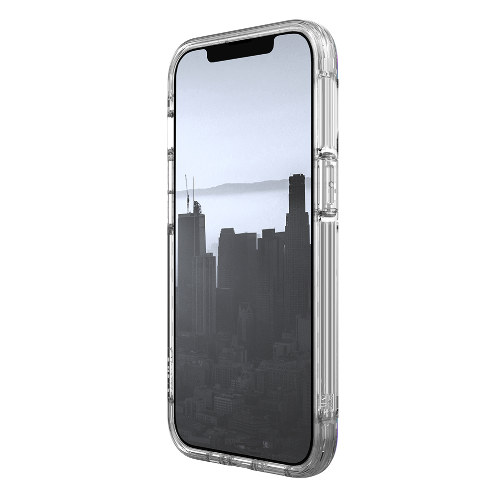 Apple iPhone 13 Uyumlu Kılıf Raptic Air Serisi Airbag Tasarımlı Metal Köşelikli Şeffaf Kapak - 4