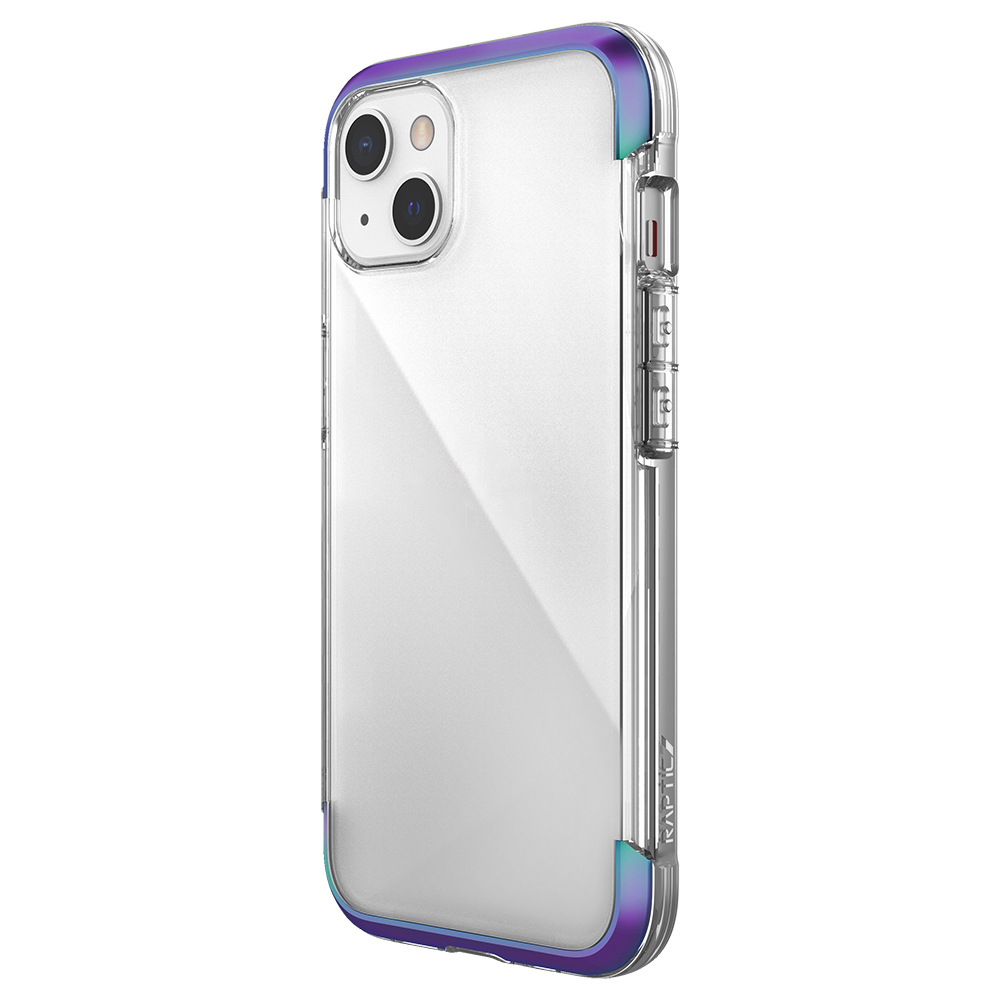 Apple iPhone 13 Uyumlu Kılıf Raptic Air Serisi Airbag Tasarımlı Metal Köşelikli Şeffaf Kapak - 6