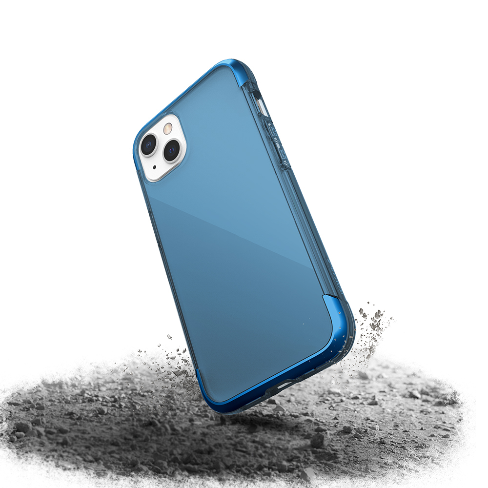 Apple iPhone 13 Uyumlu Kılıf Raptic Air Serisi Airbag Tasarımlı Metal Köşelikli Şeffaf Kapak - 14