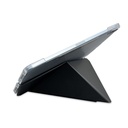 Apple iPad Air 11 2024 Uyumlu Raptic Clear Folio Airbagli Şeffaf Kapaklı Katlanabilir Standlı Kılıf - 12