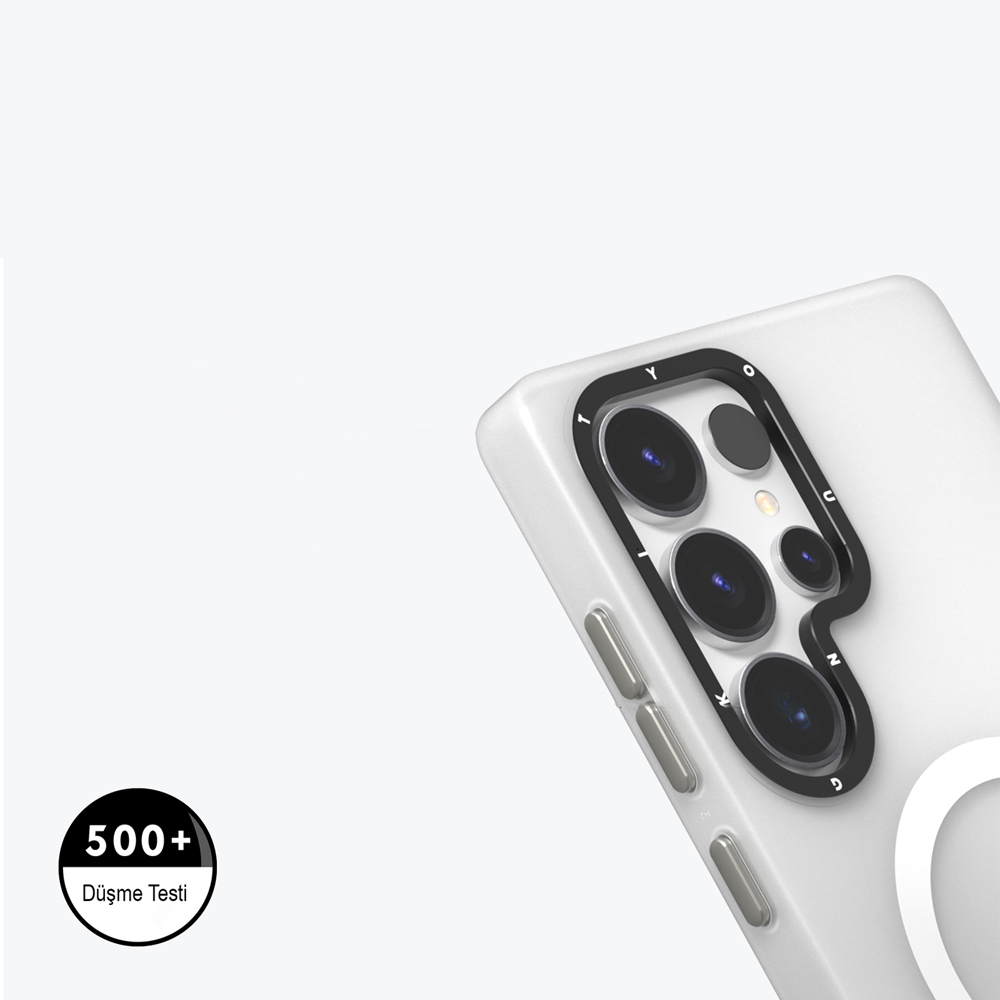 Samsung Galaxy S25 Uyumlu Ultra Kılıf Magsafe Şarj Özellikli Youngkit Hidden Sand Serisi Kapak - 8