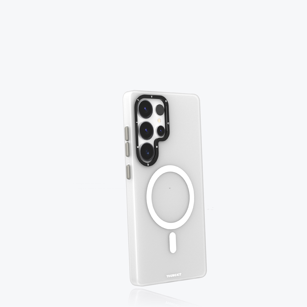 Samsung Galaxy S25 Uyumlu Ultra Kılıf Magsafe Şarj Özellikli Youngkit Hidden Sand Serisi Kapak - 9