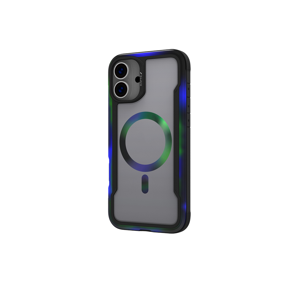 Apple iPhone 16 Pro Max Uyumlu Kılıf Magsafe Şarj Özellikli Airbagli Raptic Shield 2.0 Serisi Şeffaf Arka Yüzey Kapak - 1