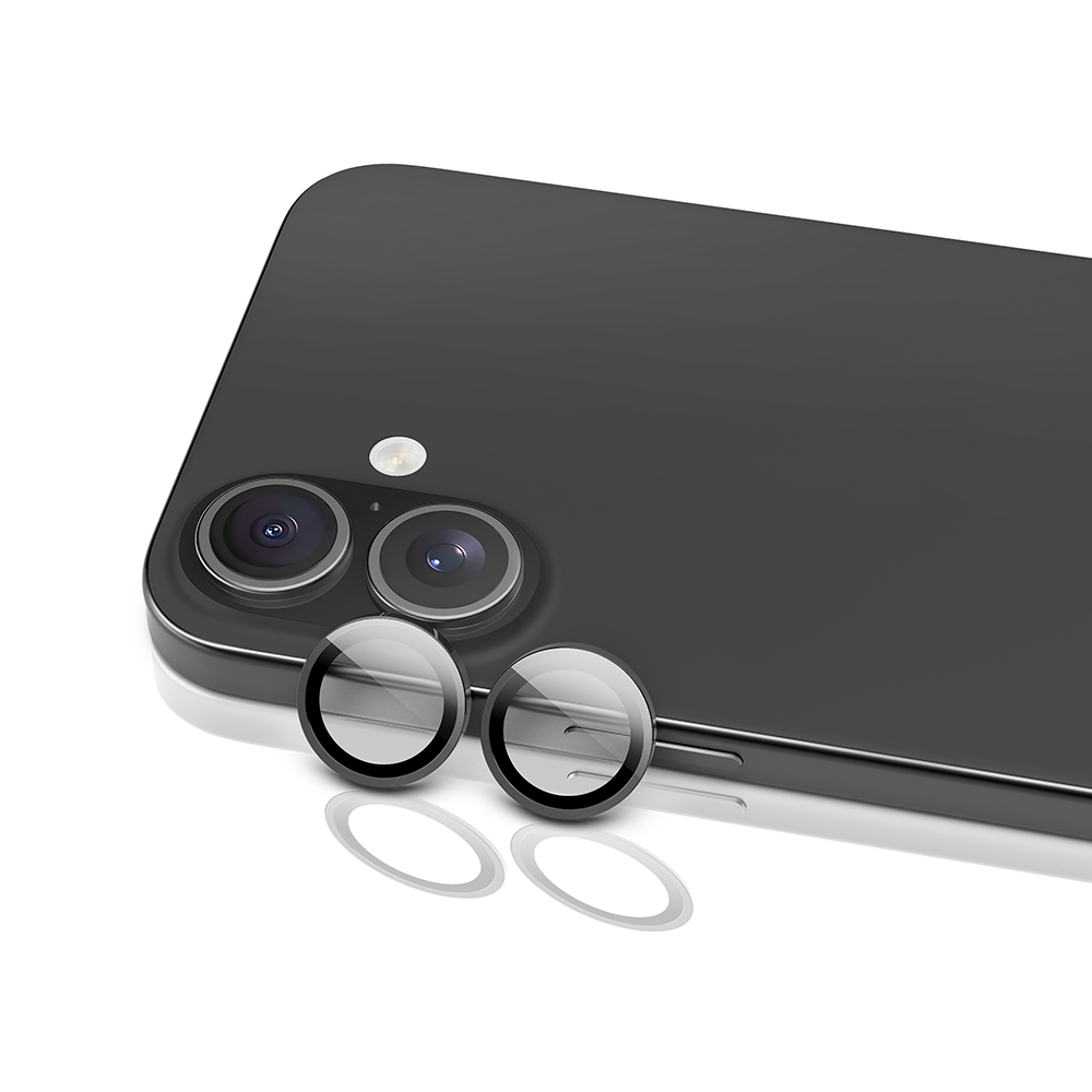 Apple iPhone 16 Uyumlu Raptic Armour Serisi Kamera Lens Koruyucu - 1