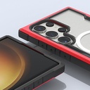 Samsung Samsung Galaxy S24 Ultra Uyumlu Kılıf Magsafe Şarj Özellikli Airbagli Raptic Shield Serisi Şeffaf Arka Yüzey Kapak - 4