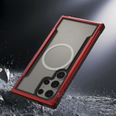 Samsung Samsung Galaxy S24 Ultra Uyumlu Kılıf Magsafe Şarj Özellikli Airbagli Raptic Shield Serisi Şeffaf Arka Yüzey Kapak - 9