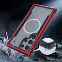 Samsung Samsung Galaxy S24 Ultra Uyumlu Kılıf Magsafe Şarj Özellikli Airbagli Raptic Shield Serisi Şeffaf Arka Yüzey Kapak - 10