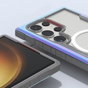 Samsung Samsung Galaxy S24 Ultra Uyumlu Kılıf Magsafe Şarj Özellikli Airbagli Raptic Shield Serisi Şeffaf Arka Yüzey Kapak - 17