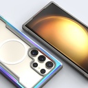 Samsung Samsung Galaxy S24 Ultra Uyumlu Kılıf Magsafe Şarj Özellikli Airbagli Raptic Shield Serisi Şeffaf Arka Yüzey Kapak - 18