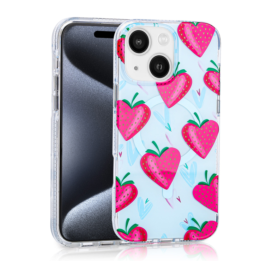 Apple iPhone 15 Uyumlu Kılıf Magsafe Şarj Özellikli Zore Stilo Kapak - 1